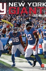 New York Giants 2025 12x12 Team Wall Calendar cover image