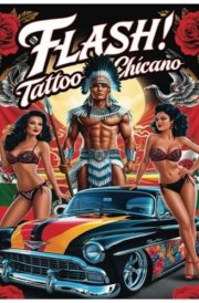 FLASH! TATTOO Chicano: 80 Pages of Authentic and Detailed Chicano Tattoo Flash Drawings | Featuring Classic and Modern Designs Inspired by Chicano ... Art, and Traditional Mexican Symbolism cover image
