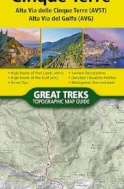 Cinque Terre High Path AV5T Map (National Geographic Trails Illustrated Map, 4006) cover image