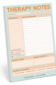 Knock Knock Therapy Notes Pad cover image