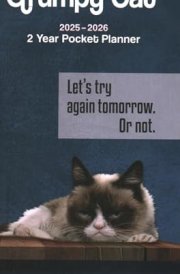 2025 Grumpy Cat 2 Year Pocket Planner cover image
