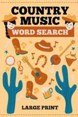 Country Music Word Search: +1000 Country Music Themed Word Searches, Gifts for Country Music Lovers and Artists | Large Print cover image