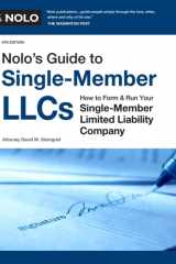 Nolo’s Guide to Single-Member LLCs How to Form & Run Your Single-Member Limited Liability Company cover image