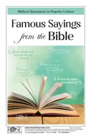 Famous Sayings from the Bible cover image
