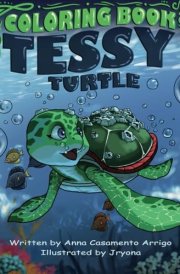 Tessy Turtle Coloring Book cover image