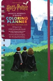 2025 Harry Potter Magical Moments 18-Month Coloring Planner cover image