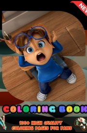 Alvin And The Chipmunks Coloring Book: Amazing Coloring Book With 50 High-Quality Images For Fans. cover image