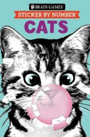 Brain Games - Sticker by Number: Cats Volume 2 cover image