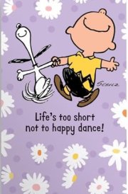 Peanuts Happy Dance: 2025-2026 28-Month Inspirational Pocket Planner cover image