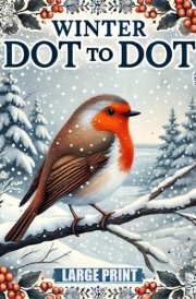 Winter Dot to Dot Book: Large Print Dot-to-Dots Puzzles For Adults and Seniors | Christmas Winter Season cover image