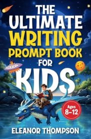 The Ultimate Writing Prompt Book for Kids Ages 8-12: a creative workbook to boost literacy skills and spark imagination while exploring exciting story themes and genres. cover image