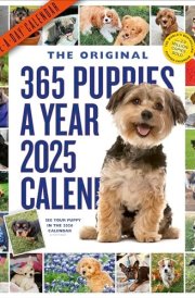 365 Puppies-A-Year Picture-A-Day® Wall Calendar 2025 cover image