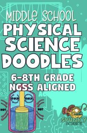 Middle School Physical Science Doodles: NGSS 6-8th Grade Aligned cover image