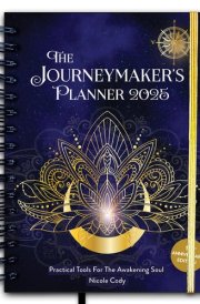The Journeymaker's Planner 2025, Practical Tools for Awakening Soul, 376 Pages, A5 Size, Full Color cover image