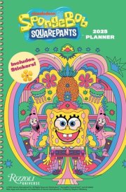 SpongeBob SquarePants 12-Month 2025 Planner Calendar cover image