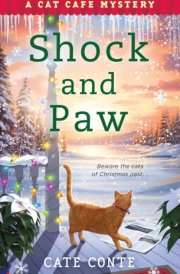Shock and Paw A Cat Cafe Mystery cover image