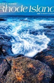 Rhode Island Wild & Scenic | 2025 12 x 24 Inch Monthly Square Wall Calendar | Plastic-Free | BrownTrout | USA United States of America Northeast Mid-Atlantic State Nature cover image