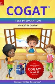 COGAT Test Prep Grade 6 Level 12 Two Practice Tests for Children in Sixth Grade / Gifted and Talented Test Preparation Book cover image
