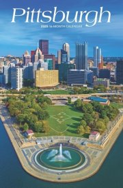 Pittsburgh | 2025 12 x 24 Inch Monthly Square Wall Calendar | Plastic-Free | BrownTrout | USA United States of America Pennsylvania Northeast City cover image