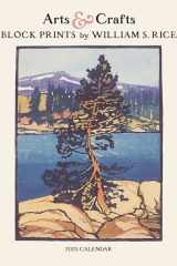 Arts & Crafts Block Prints by William S. Rice 2025 Wall Calendar cover image