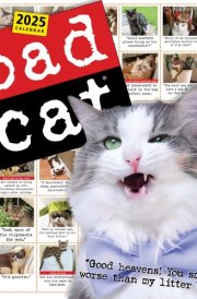 Bad Cat Wall Calendar 2025: Celebrating the Misfits of the Feline World cover image