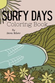 Surfy Days Coloring Book cover image