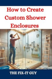 How to Create Custom Shower Enclosures A DIY Guide to Designing, Building, and Installing Frameless Glass Shower Doors, Tiled Walls, and Waterproof Systems cover image