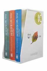 Daily Wisdom: Inspiring insights on the Torah Portion from the Lubavitcher Rebbe I 3 volumes - Compact size - Slipcased Set cover image