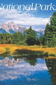 National Parks | 2025 12 x 24 Inch Monthly Square Wall Calendar | Plastic-Free | BrownTrout | Scenic Yosemite Yellowstone Nature cover image