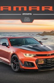 Camaro OFFICIAL | 2025 12 x 24 Inch Monthly Square Wall Calendar | Plastic-Free | BrownTrout | Chevrolet Motor Muscle Car cover image