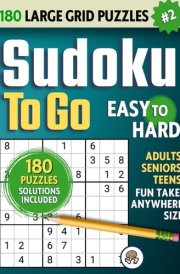 Sudoku To Go: 180 Large Grid Puzzles – Fun Take-Anywhere Size (Green) cover image
