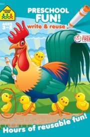 School Zone Preschool Fun! Write & Reuse Workbook cover image