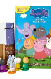 Peppa Pig Better Together My Busy Books - Storybook, 10 figurines, playmat cover image