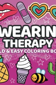 Swearing Therapy: Bold and Easy Coloring Book for Adults with Groovy Designs for Stress Relief cover image