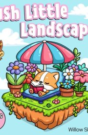 Lush Little Landscapes: Coloring Book for Kids & Adults | 50 Unique, Easy-to-Color Designs with Bold Lines Featuring Cute Animals & Charming Scenes ... and Stress Relief (Lush Landscapes Series) cover image