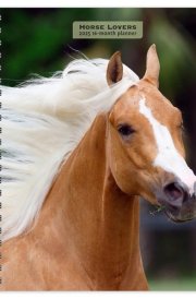 Horse Lovers | 2025 6 x 7.75 Inch Spiral-Bound Wire-O Weekly Engagement Planner Calendar | New Full-Color Image Every Week | BrownTrout | Animals Equestrian cover image