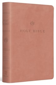 ESV Large Print Compact Bible, Red Letter (TruTone, Blush Rose) cover image