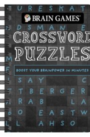 Brain Games - To Go - Crossword Puzzles (Chalkboard) cover image