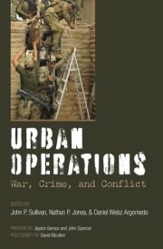 Urban Operations War, Crime, and Conflict cover image