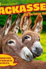 Jackasses | 2025 12 x 24 Inch Monthly Square Wall Calendar | Plastic-Free | BrownTrout | Donkey Humor cover image