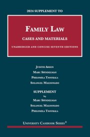 2024 Supplement to Family Law, Cases and Materials, Unabridged and Concise, 7th cover image