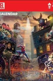 MARVEL by Thomas Kinkade Studios 2025 Wall Calendar cover image
