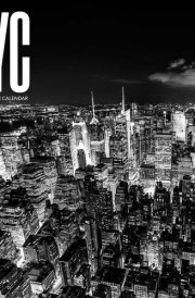 New York City Black & White | 2025 12 x 24 Inch Monthly Square Wall Calendar | Plastic-Free | BrownTrout | USA United States of America NYC State Northeast Atlantic cover image