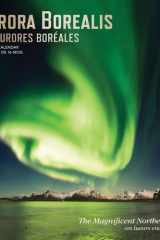 Aurora Borealis | Les aurores boréales | 2025 12 x 24 Inch Monthly Square Wall Calendar | Foil Stamped Cover | English/French Bilingual | Plastic-Free | BrownTrout | USA Alaska Northern Lights cover image