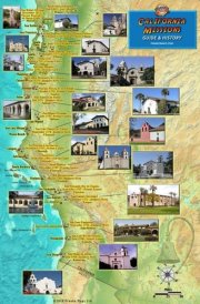 California Missions Guide Map & History cover image