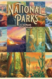 2025 National Parks by Lantern Press Wall Calendar cover image