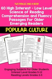 60 High Interest - Low Level Science of Reading Comprehension and Fluency Passages For Older Emerging Readers: High Interest Low Level Reading ... Practice for Older Struggling Readers) cover image