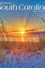 South Carolina Wild & Scenic | 2025 12 x 24 Inch Monthly Square Wall Calendar | Plastic-Free | BrownTrout | USA United States of America Southeast State Nature cover image