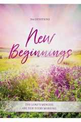 Devotional New Beginnings Pink Floral Softcover Feb. cover image