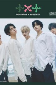 TXT OFFICIAL | 2025 7 x 14 Inch Monthly Mini Wall Calendar | BrownTrout | K-Pop Korean Boy Band Temptation cover image